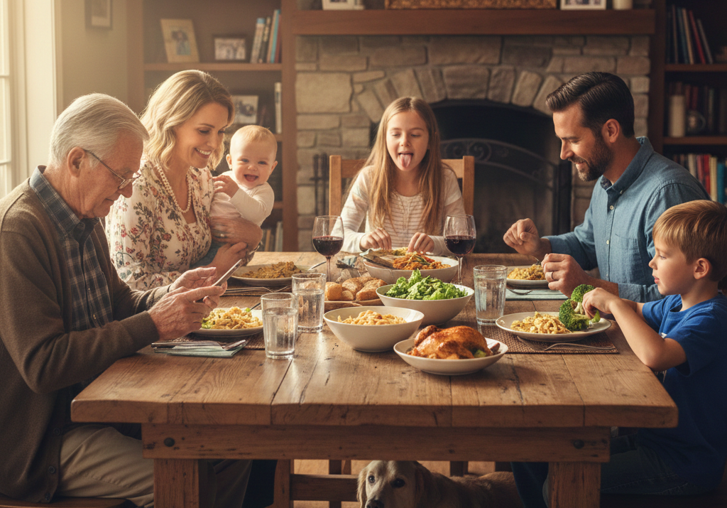 Helping family with technology